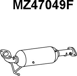 Veneporte MZ47049F - сажі / частковий фільтр, система вихлопу ОГ autocars.com.ua