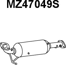 Veneporte MZ47049S - сажі / частковий фільтр, система вихлопу ОГ autocars.com.ua
