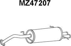 Veneporte MZ47207 - Глушитель выхлопных газов, конечный avtokuzovplus.com.ua