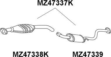 Veneporte MZ47337K - Каталізатор autocars.com.ua