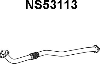 Veneporte NS53113 - Труба вихлопного газу autocars.com.ua