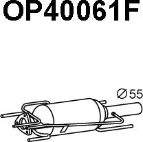 Veneporte OP40061F - Сажевый / частичный фильтр, система выхлопа ОГ avtokuzovplus.com.ua