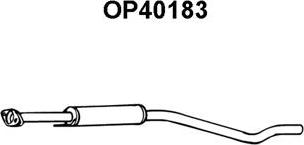 Veneporte OP40183 - Середній глушник вихлопних газів autocars.com.ua