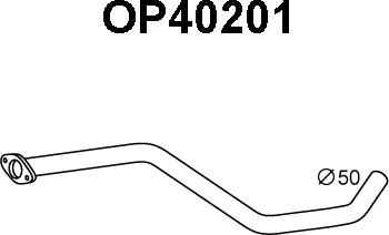 Veneporte OP40201 - Труба выхлопного газа avtokuzovplus.com.ua