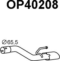 Veneporte OP40208 - Труба выхлопного газа autodnr.net