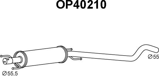 Veneporte OP40210 - Предглушитель выхлопных газов autodnr.net