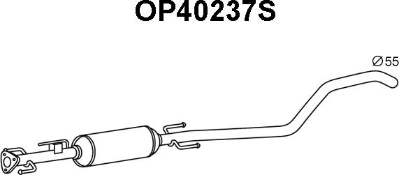 Veneporte OP40237S - сажі / частковий фільтр, система вихлопу ОГ autocars.com.ua