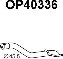 Veneporte OP40336 - Труба вихлопного газу autocars.com.ua