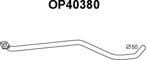 Veneporte OP40380 - Труба выхлопного газа autodnr.net
