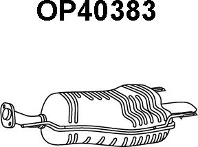 Veneporte OP40383 - Глушитель выхлопных газов, конечный autodnr.net