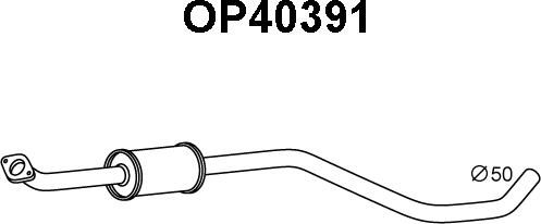 Veneporte OP40391 - Предглушитель выхлопных газов autodnr.net