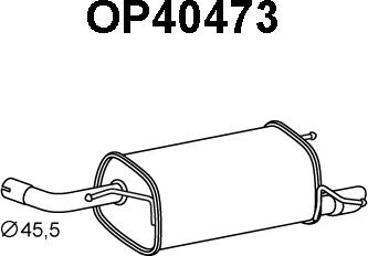 Veneporte OP40473 - Глушитель выхлопных газов, конечный autodnr.net