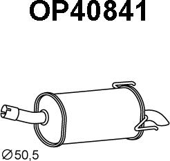 Veneporte OP40841 - Глушитель выхлопных газов, конечный autodnr.net