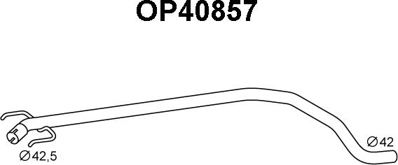 Veneporte OP40857 - Труба выхлопного газа autodnr.net