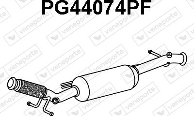 Veneporte PG44074PF - Катализатор СКВ avtokuzovplus.com.ua