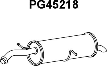 Veneporte PG45218 - Глушник вихлопних газів кінцевий autocars.com.ua