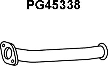 Veneporte PG45338 - Труба вихлопного газу autocars.com.ua