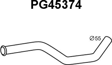 Veneporte PG45374 - Труба вихлопного газу autocars.com.ua