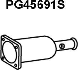 Veneporte PG45691S - сажі / частковий фільтр, система вихлопу ОГ autocars.com.ua