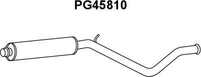 Veneporte PG45810 - Предглушитель выхлопных газов avtokuzovplus.com.ua