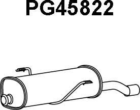 Veneporte PG45822 - Глушитель выхлопных газов, конечный autodnr.net