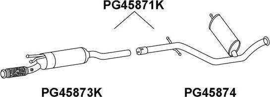 Veneporte PG45871K - Каталізатор autocars.com.ua