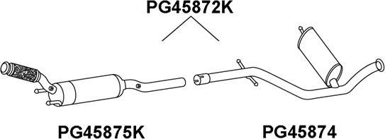 Veneporte PG45872K - Каталізатор autocars.com.ua