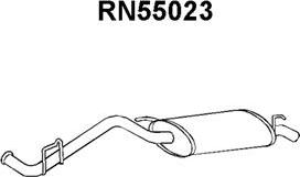 Veneporte RN55023 - Глушник вихлопних газів кінцевий autocars.com.ua