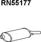 Veneporte RN55177 - Глушник вихлопних газів кінцевий autocars.com.ua
