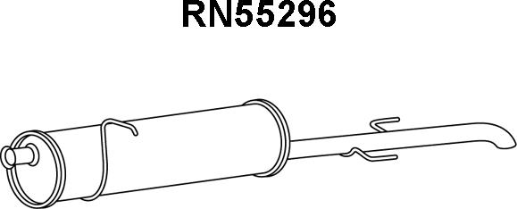 Veneporte RN55296 - Глушитель выхлопных газов, конечный autodnr.net