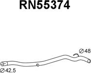 Veneporte RN55374 - Труба вихлопного газу autocars.com.ua