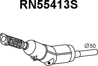 Veneporte RN55413S - сажі / частковий фільтр, система вихлопу ОГ autocars.com.ua