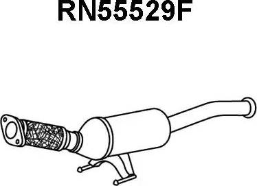 Veneporte RN55529F - сажі / частковий фільтр, система вихлопу ОГ autocars.com.ua