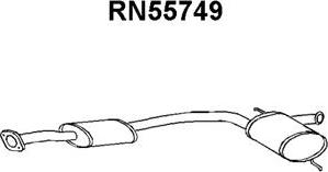Veneporte RN55749 - Средний глушитель выхлопных газов autodnr.net