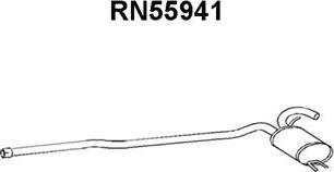 Veneporte RN55941 - Предглушітель вихлопних газів autocars.com.ua