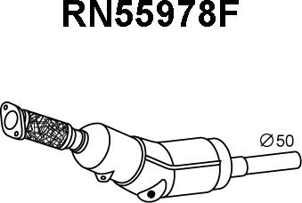Veneporte RN55978F - сажі / частковий фільтр, система вихлопу ОГ autocars.com.ua