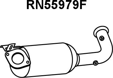 Veneporte RN55979F - сажі / частковий фільтр, система вихлопу ОГ autocars.com.ua