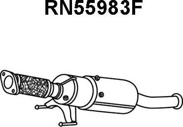 Veneporte RN55983F - сажі / частковий фільтр, система вихлопу ОГ autocars.com.ua