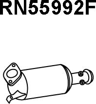 Veneporte RN55992F - Сажевый / частичный фильтр, система выхлопа ОГ avtokuzovplus.com.ua