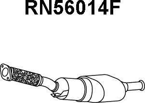 Veneporte RN56014F - сажі / частковий фільтр, система вихлопу ОГ autocars.com.ua
