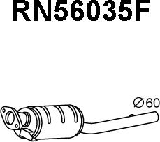 Veneporte RN56035F - Сажевый / частичный фильтр, система выхлопа ОГ autodnr.net