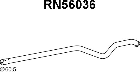 Veneporte RN56036 - Труба выхлопного газа autodnr.net