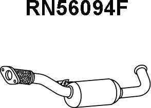 Veneporte RN56094F - сажі / частковий фільтр, система вихлопу ОГ autocars.com.ua