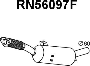 Veneporte RN56097F - сажі / частковий фільтр, система вихлопу ОГ autocars.com.ua