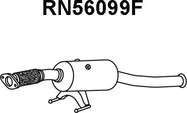 Veneporte RN56099F - Сажевый / частичный фильтр, система выхлопа ОГ avtokuzovplus.com.ua