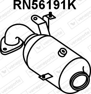 Veneporte RN56191K - Каталізатор autocars.com.ua