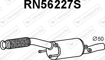 Veneporte RN56227S - сажі / частковий фільтр, система вихлопу ОГ autocars.com.ua