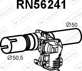 Veneporte RN56241 - Труба вихлопного газу autocars.com.ua