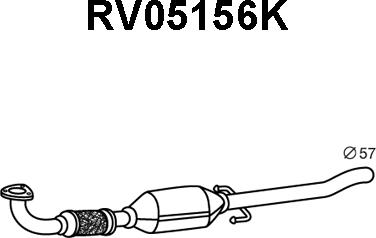 Veneporte RV05156K - Каталізатор autocars.com.ua