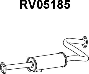 Veneporte RV05185 - Предглушитель выхлопных газов avtokuzovplus.com.ua